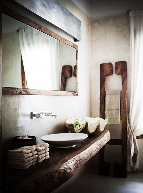 bagno stile rustico: 20 idee per un bellissimo bagno rustico