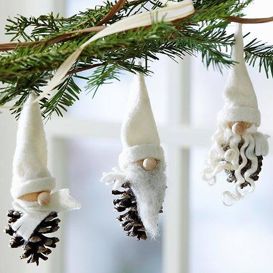Decorazioni Natalizie Bianche Fai Da Te.Decorazioni Fai Da Te Per L Albero Di Natale 20 Idee Tutorial