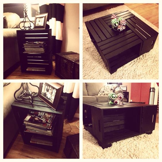 crate coffee table