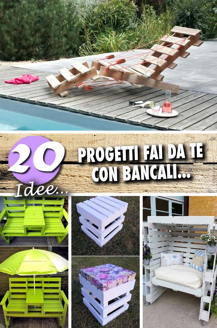 Progetti Fai Da Te Con I Bancali Per Gli Amanti Del Bricolage