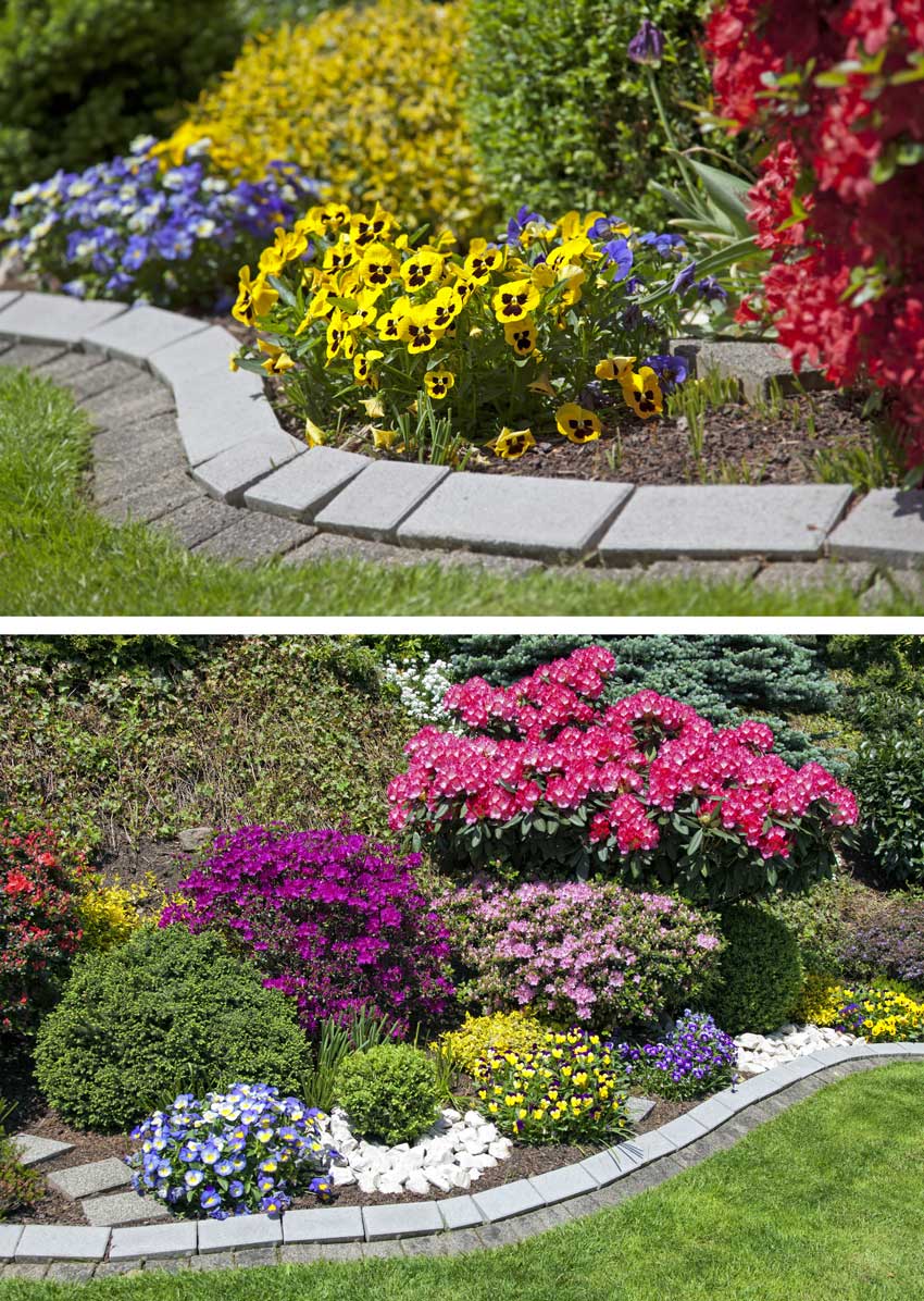 Bordure Per Aiuole In Legno Fai Da Te.20 Bordure Per Aiuole Da Copiare Per Un Giardino Magnifico