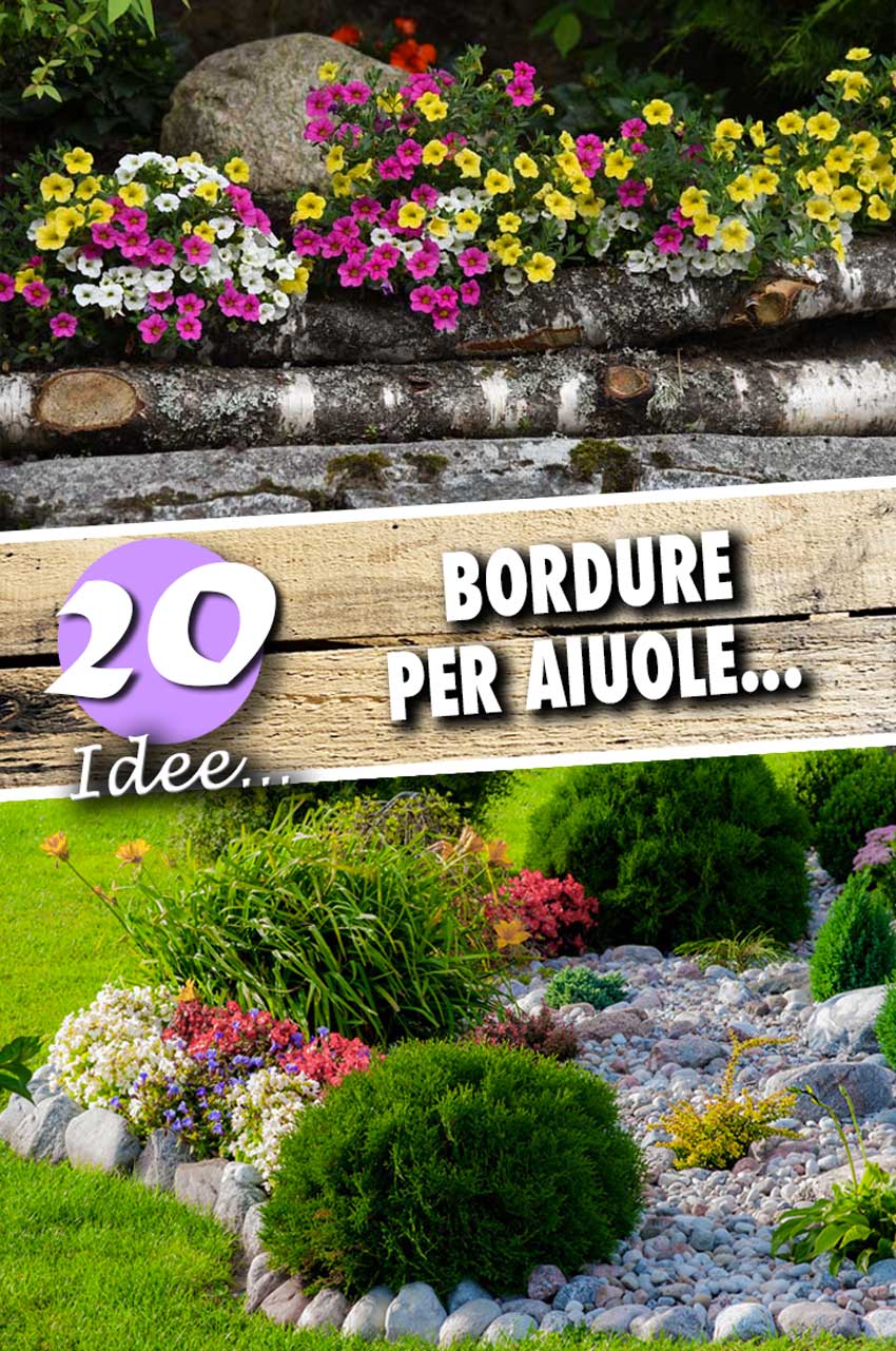 Bordure Per Aiuole In Legno Fai Da Te.20 Bordure Per Aiuole Da Copiare Per Un Giardino Magnifico