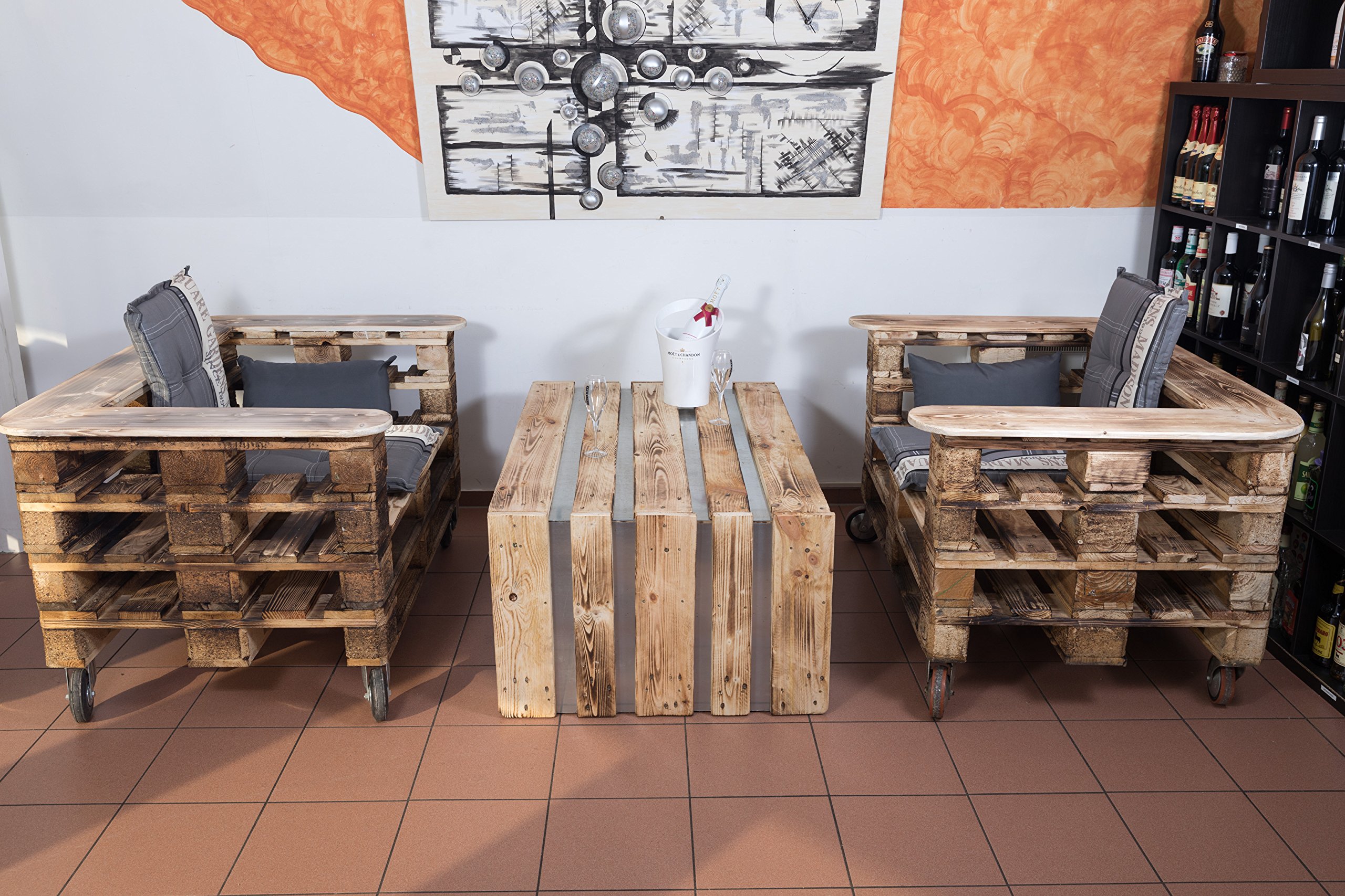 Pallet Arredamento Moderno Con Bancali Mobili Con Pedane In Legno