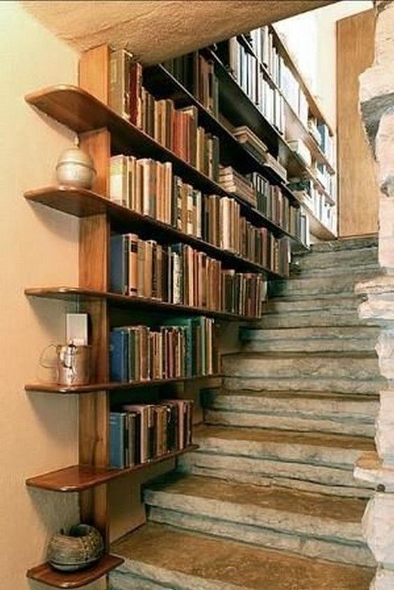 Una libreria dal sapore rustico in casa! 15 idee bellissime